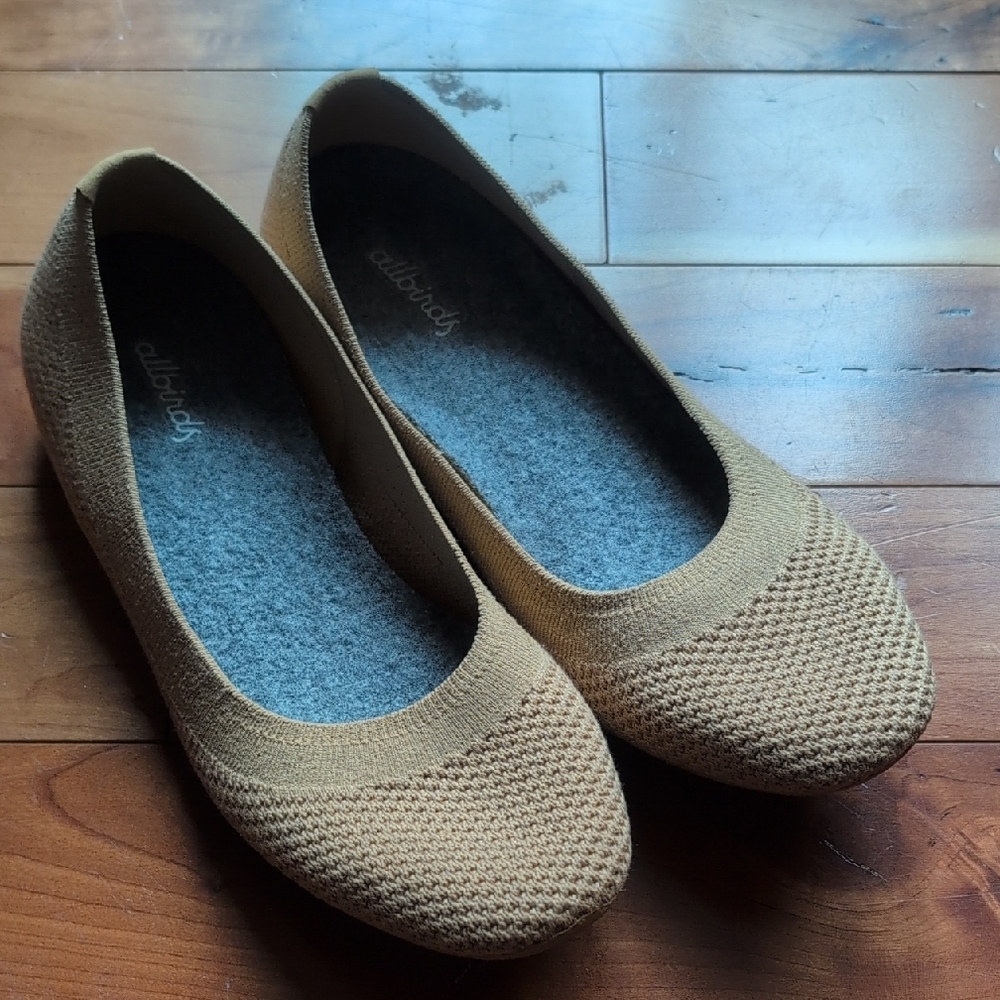 Allbirds Women's Tree Breezer Ballet Flats Light Khaki